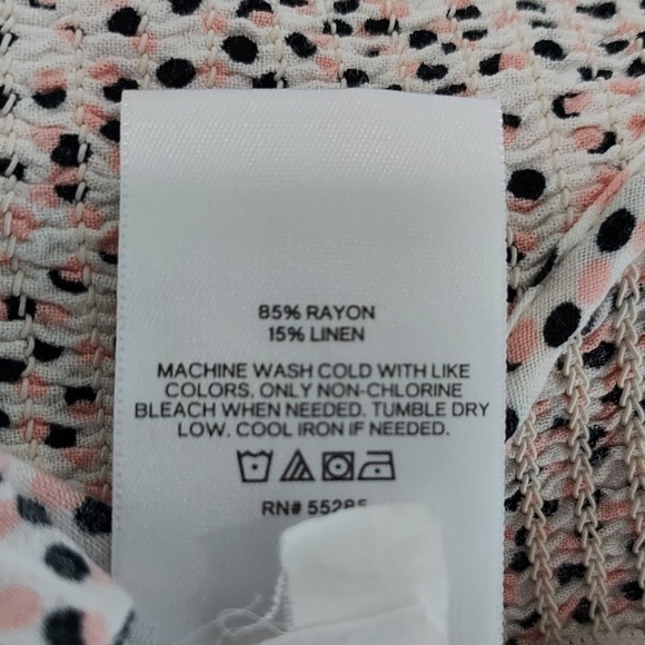 Express Pink & Black Polka Dot Blouse Size M - Picture 12 of 12